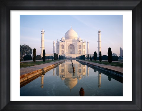 Framed Taj Mahal, Agra, India Print