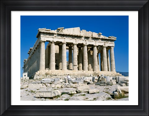 Framed Parthenon, Acropolis, Athens, Greece Print