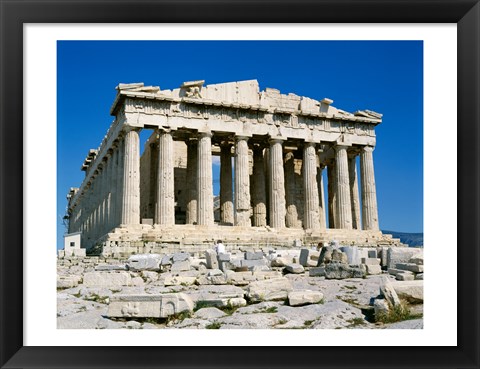 Framed Parthenon, Acropolis, Athens, Greece Print