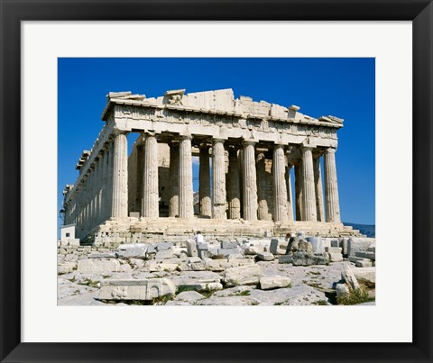 Framed Parthenon, Acropolis, Athens, Greece Print