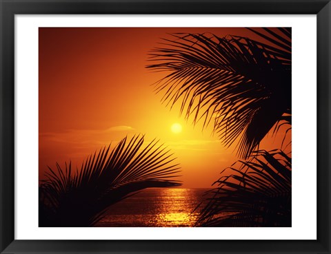 Framed Kihei Maui Hawaii USA Print