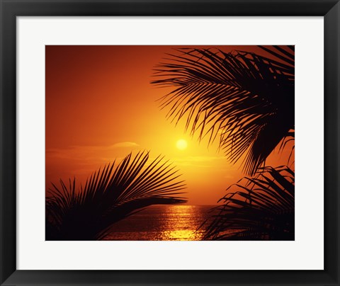 Framed Kihei Maui Hawaii USA Print