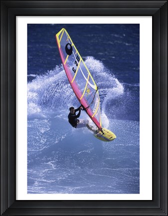 Framed Hookipa Beach Maui Hawaii USA Print