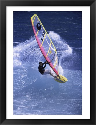 Framed Hookipa Beach Maui Hawaii USA Print