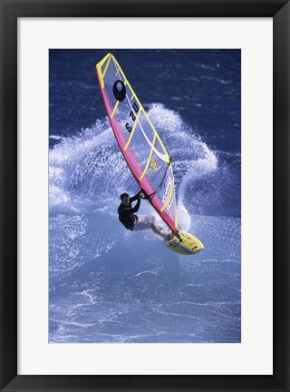 Framed Hookipa Beach Maui Hawaii USA Print