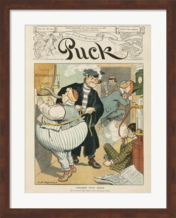 Framed College Days Again Print