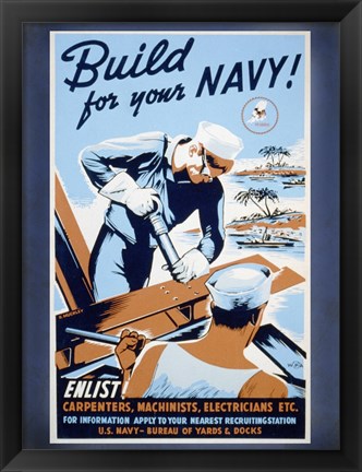 Framed Build for your Navy! Print