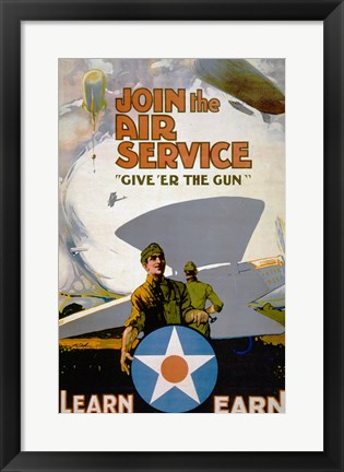 Framed Air Service Print