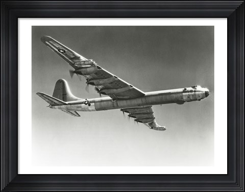 Framed Low angle view of a fighter plane in flight, Convair B-36D Print