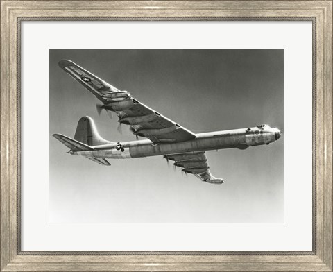 Framed Low angle view of a fighter plane in flight, Convair B-36D Print