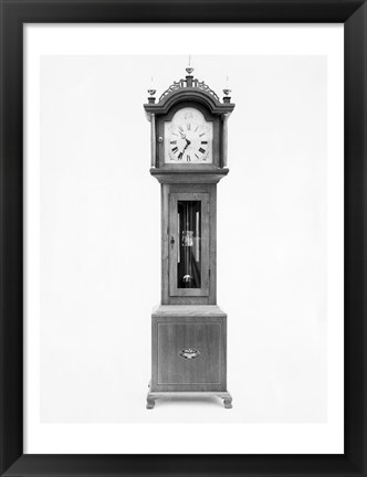 Framed Antique grandfather clock Print