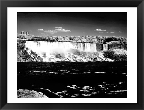 Framed Canada, Niagara Falls, Infrared view, taken from Canadian side Print