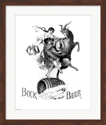 Framed Bock Beer Dance Print