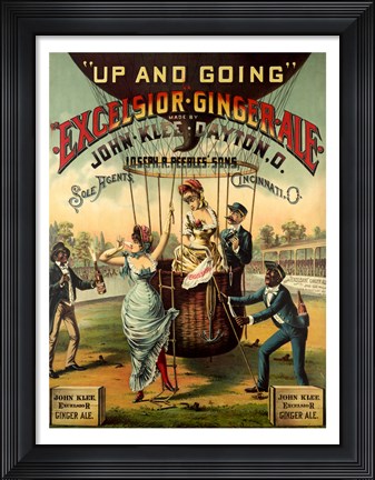 Framed Excelsior Gingerale Print