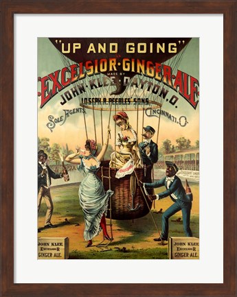 Framed Excelsior Gingerale Print