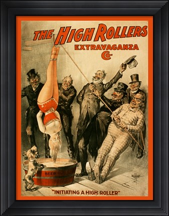 Framed High Rollers Extravaganza Print