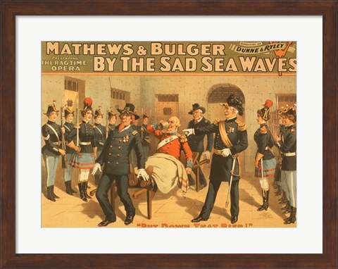 Framed Put Down That Bier Print