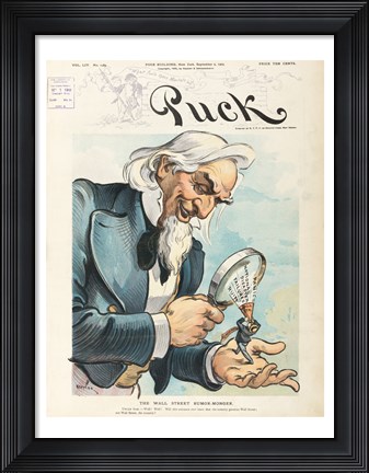 Framed Wall Street Rumor-Monger Print