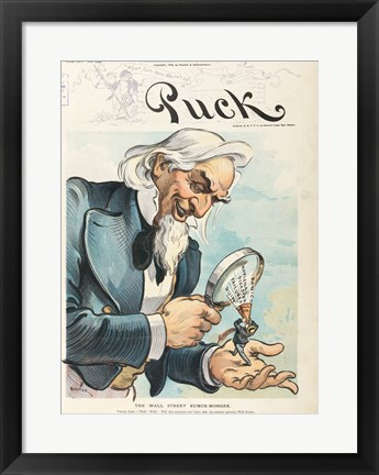 Framed Wall Street Rumor-Monger Print