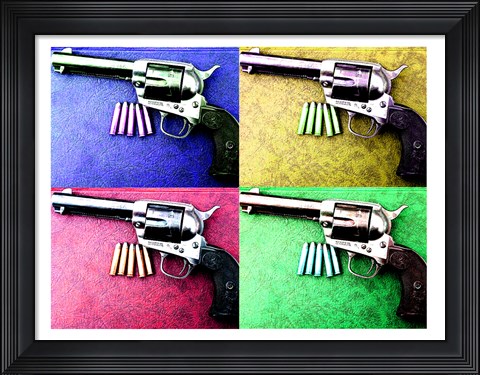 Framed Colt Single Action Print