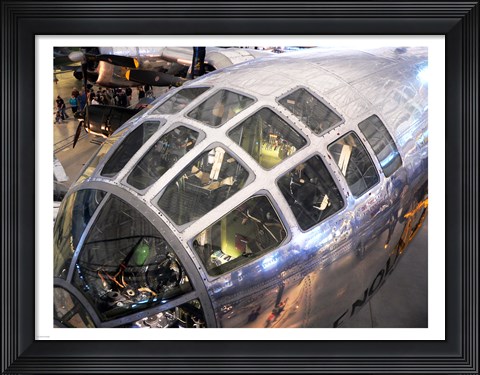 Framed Enola Gay Cockpit Print