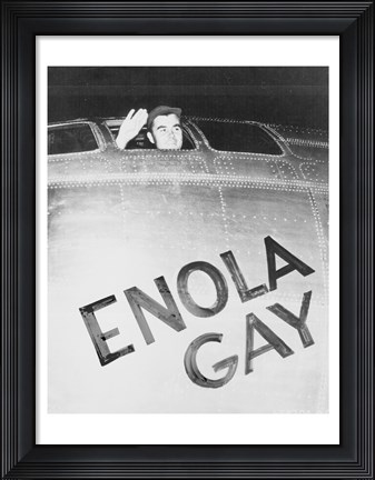 Framed Tibbets Enola Gay Print