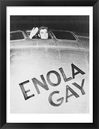 Framed Tibbets Enola Gay Print