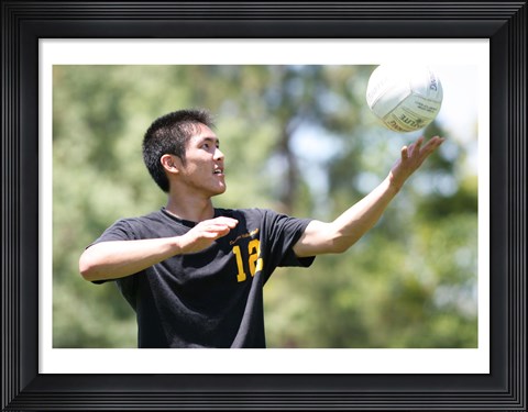 Framed Volleyball Serve Print