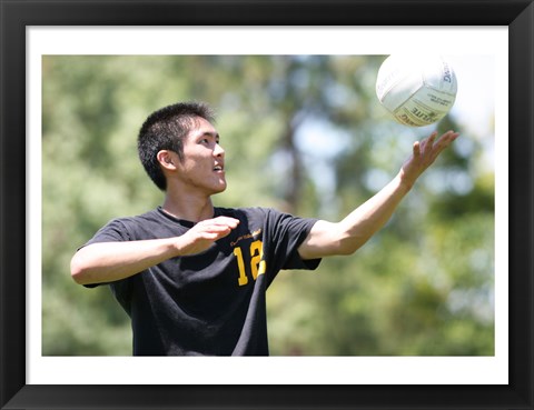 Framed Volleyball Serve Print