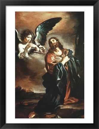 Framed Christ in Gethsemane Giovanni Francesco Barbieri Guercino (1591-1666/Italian) Print