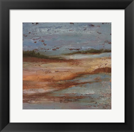 Framed Sunset Lake II Print