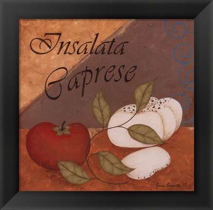 Framed Insalata Caprese Print