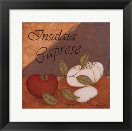 Framed Insalata Caprese Print