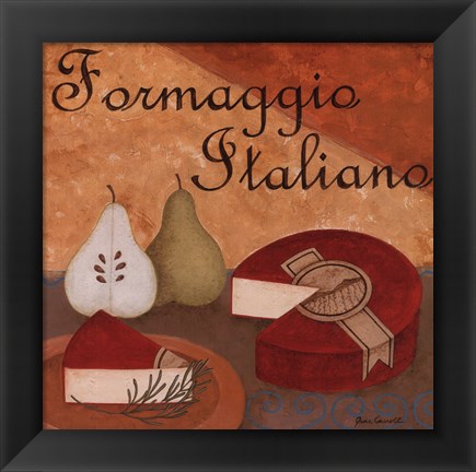 Framed Formaggio Italiano Print