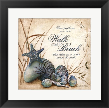 Framed Beach Print