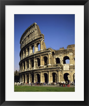 Framed Low angle view of a coliseum, Colosseum, Rome, Italy Vertical Print