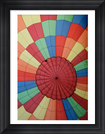 Framed High angle view of a hot air balloon Print