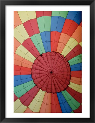 Framed High angle view of a hot air balloon Print