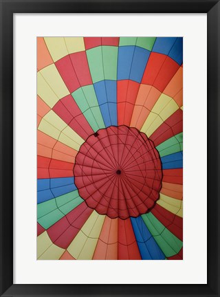 Framed High angle view of a hot air balloon Print