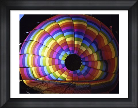 Framed Close-up of hot air balloon, Albuquerque International Balloon Fiesta, Albuquerque, New Mexico, USA Print