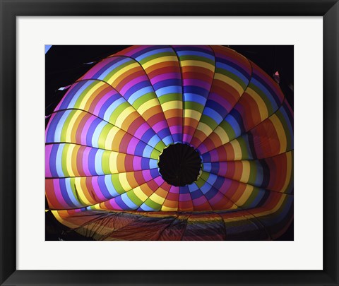 Framed Close-up of hot air balloon, Albuquerque International Balloon Fiesta, Albuquerque, New Mexico, USA Print