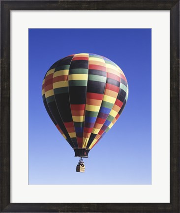 Framed Low angle view of a hot air balloon rising, Albuquerque, New Mexico, USA Print