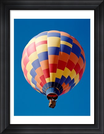 Framed Low angle view of a hot air balloon in Albuquerque, New Mexico, USA Print
