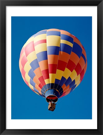 Framed Low angle view of a hot air balloon in Albuquerque, New Mexico, USA Print