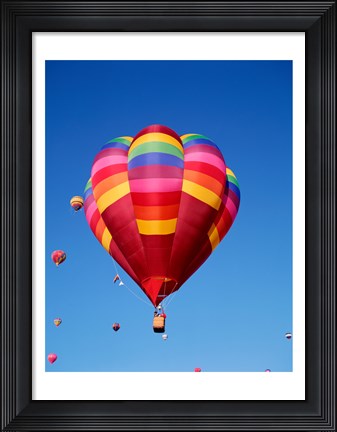 Framed Close up of a Hot Air Balloon Print