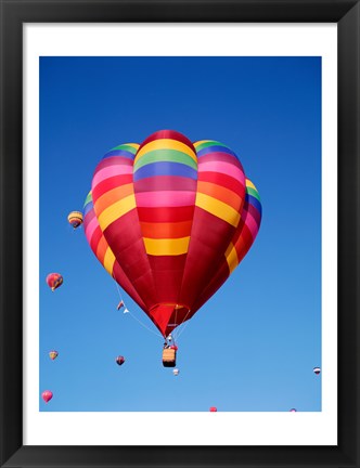 Framed Close up of a Hot Air Balloon Print