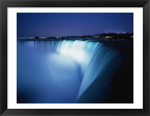 Framed Horseshoe Falls, Niagara Falls, Ontario, Canada Print