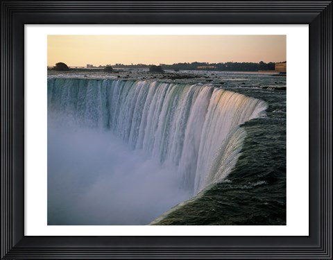 Framed High angle view of a waterfall, Niagara Falls, Ontario, Canada Print