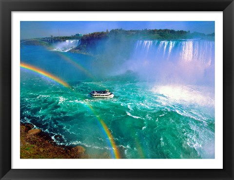 Framed Horseshoe Falls Niagara Falls Ontario, Canada Print