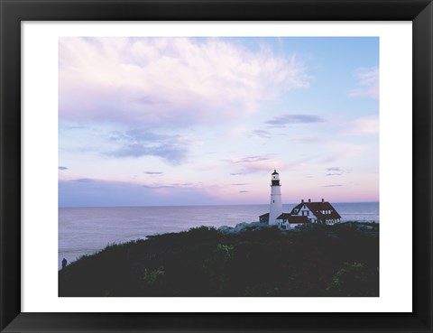 Framed Portland Head Lighthouse Cape Elizabeth Maine USA Print